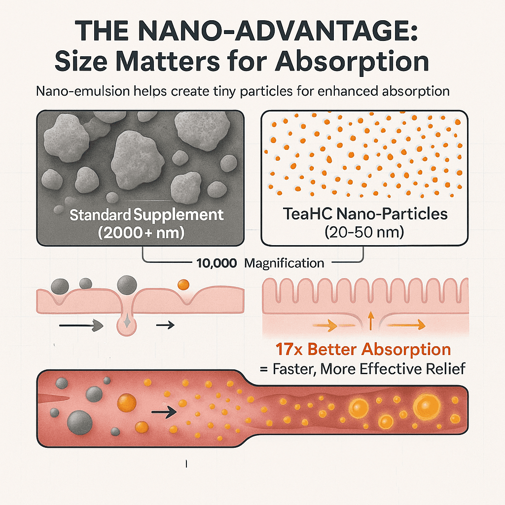 Visualization of wasted supplement absorption